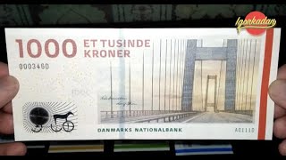 Банкноты Королевства Дании. Датская крона 2009 г. Редкие дорогие и самые интересные банкноты Европы.