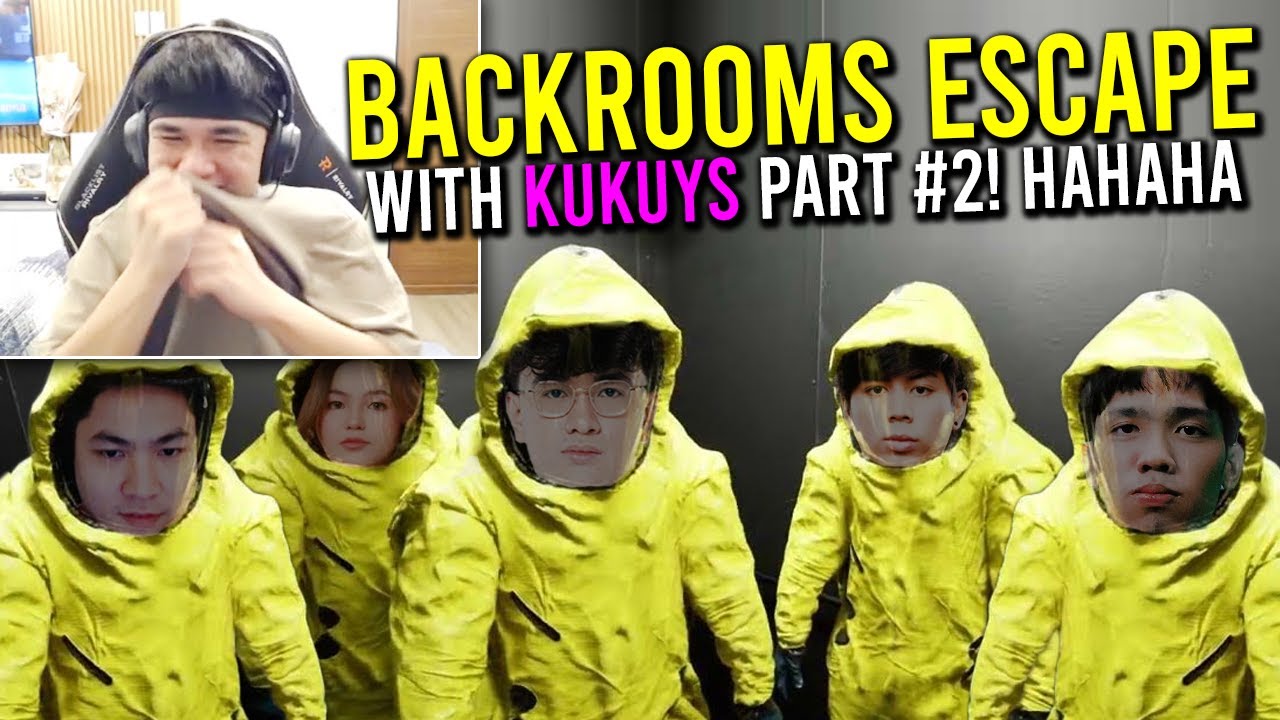 (PART2) "BACKROOMS ESCAPE TOGETHER with KUKUYS!"🤣 - GABBI DJ YOWE SEP SHINE!🤣