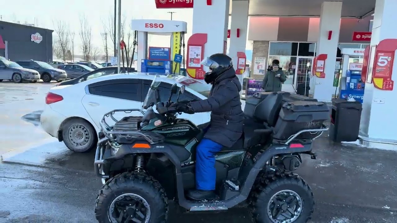 ￼ “CFMOTO Overland 1000 in a Snowy Fairytale.”