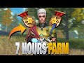 I farmed 7 hours and raid the badge holder solo journey rampage server last island of survival