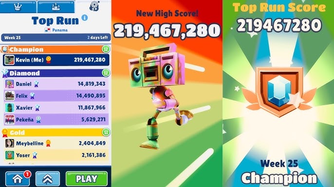 Trying to do every trick on a no coin challenge! #subwaysurfers #subwa