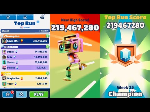 Over 200 Million Points On Subway Surfers No Hacks Or Cheats