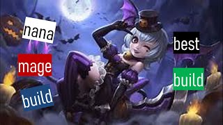 nana na mage napakalakas(nana build mobile legend)