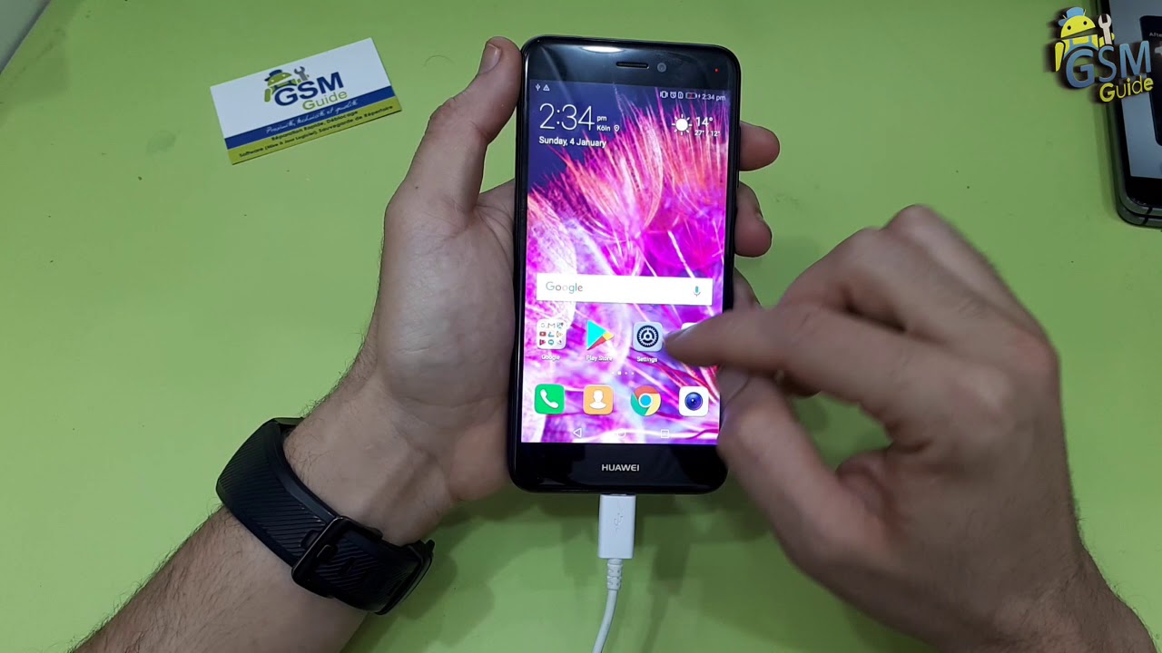 Huawei P8 Lite (2019): How to take a capture / screenshot -- GSM - YouTube