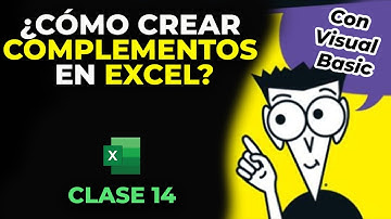 ¿Cómo crear COMPLEMENTOS en EXCEL? - Clase 14