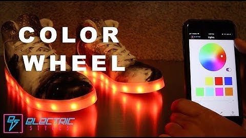 Color Wheel - App Controlled Shoes by Electric Styles