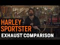 Harley-Davidson Sportster Exhaust Comparison