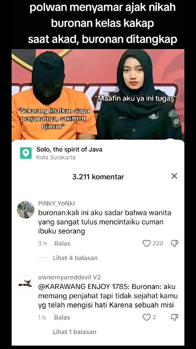 POLWAN NYAMAR  AJAK NIKAH BURONAN KELAS KAKAP SAAT AKAD BURONAN DITANGKAP  ‼️⁉️⁉️