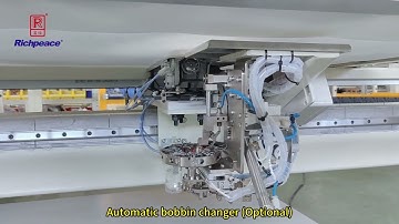 Richpeace Frame Type Computerized Quilting Machine with supporting belt