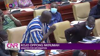 Kojo Oppong Nkrumah's 'Papa No' comment causes stir in parliament | Citi Newsroom