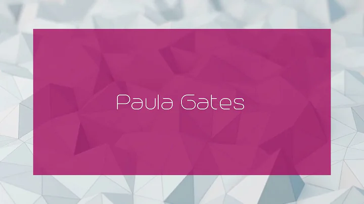 Paula Gates - appearance