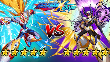 DiVE Armor Zero 5* Vs Shagaru Armor X 5* - Mega Man X DiVE (Mobile Controls PvP) | X Vs Zero