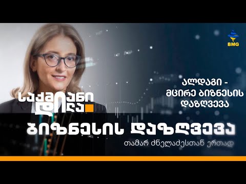 #ალდაგი: მცირე ბიზნესის დაზღვევა /  ბიზნესის დაზღვევა თამარ ძნელაძესთან ერთად - რუბრიკა III