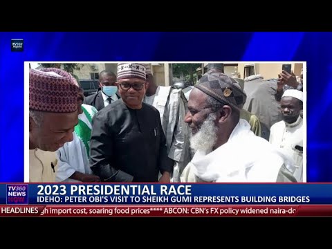 2023 Presidential race: Peter Obi, Datti Baba-Ahmed meet with Sheikh Gumi in Kaduna