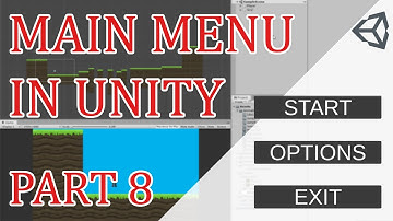 MAIN MENU - How to make a simple 2D Platformer in Unity - (EP. 008)