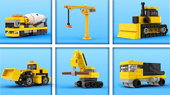 LEGO Mini Construction Vehicles | Comparison