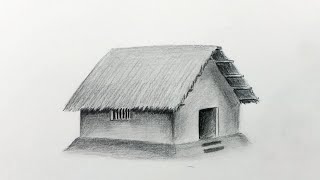 How to Draw a Simple and Cozy Hut | StepbyStep Tutorial