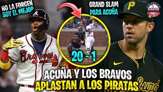 El día que RONALD ACUÑA JR y los BRAVOS de ATLANTA HUMILLARON a los PIRATAS | MLB