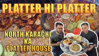 North Karachi Ka Platter House | Cheapest Platter Deal In North Karachi | Baba Fareed Restaurant