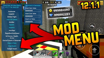 Pixel Gun 3D 12.1.1 Mod Menu Guide - Godmode, Rapidfire, LVL 36 & MORE!