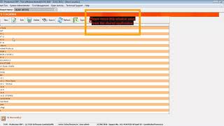 Tick software master data training screenshot 4