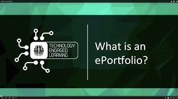 What is an ePortfolio?