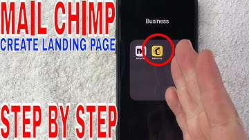 ✅  How To Create Landing Page On Mailchimp App 🔴