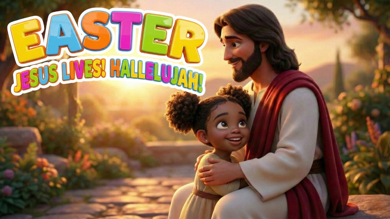 🙏 Easter: Jesus is Alive, Hallelujah! Little Kingdom Kids | Fun Christian Kids Songs
