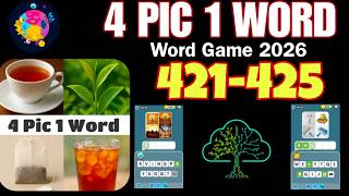 4 PIC 1 WORD Word Game 2026 level 421 422 423 424 425 screenshot 5