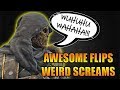 Awesome Flips and Weird Screams! [For Honor]