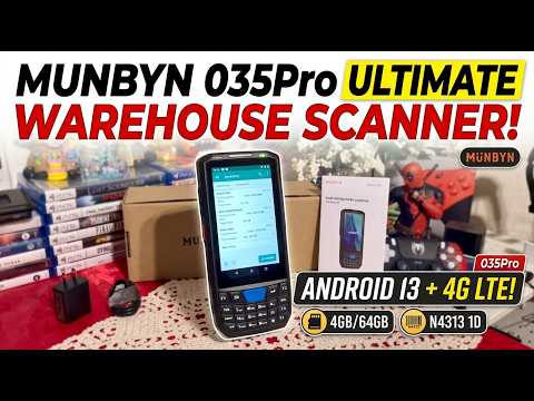 MUNBYN 035Pro Barcode Scanner Review: Ultimate Warehouse & Small Business PDA!