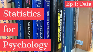 Statistics for Psychology #1 - Let