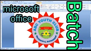 How to make a batch in microsoft office// batch in winword