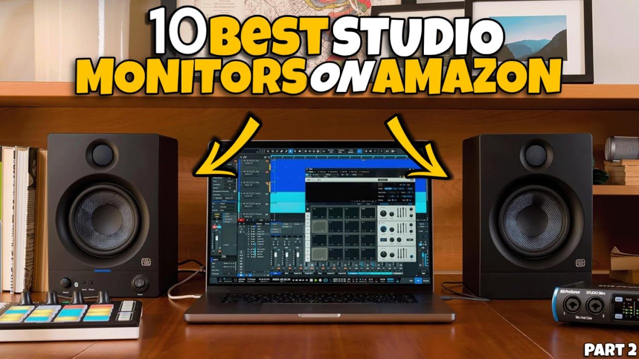 ✅Top 10 Best Studio Monitors on Amazon 2025 🔥 Home Studio Setup