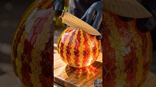 😳Glass fruits cutting🥭 #trending #viralvideos #design #asmr #satisfying #transformation #viral