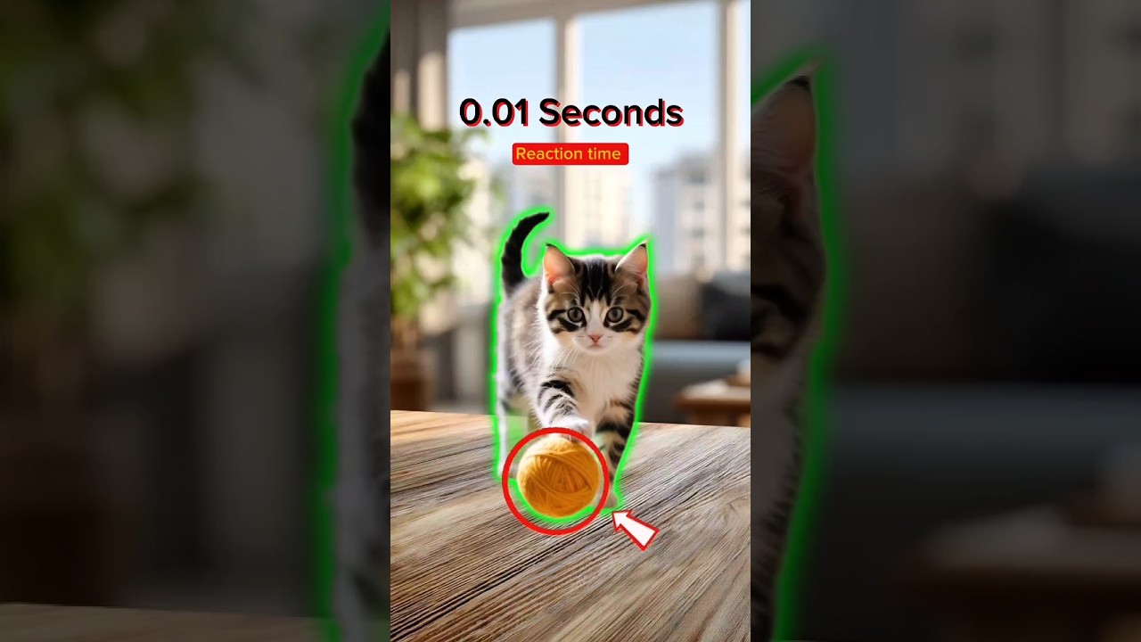 Cats Have the Fastest Reaction Time 😱⚡ 