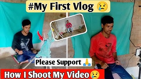 My First Vlog 😊 | How I Shoot My YouTube Video | YouTube Setup Tour | My Equipment |