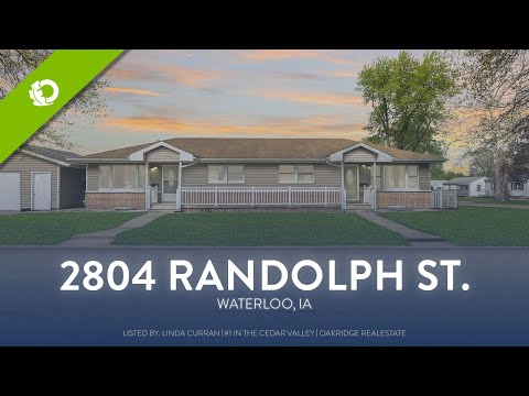 2804 Randolph St., Waterloo, IA home video tour