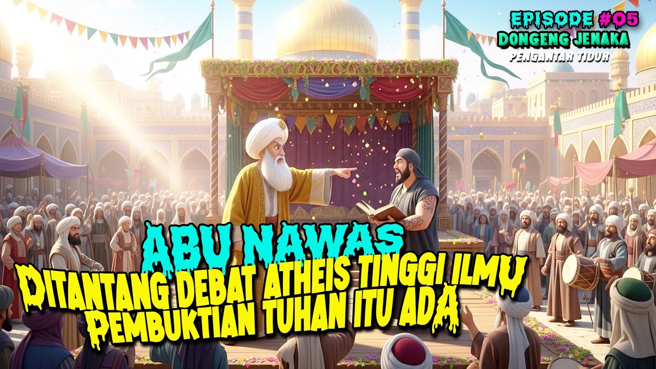ABU NAWAS DI TANTANG DEBAT ATHEIS SOMBONG YANG TIDAK PERCAYA ADANYA TUHAN | DONGENG PENGANTAR TIDUR