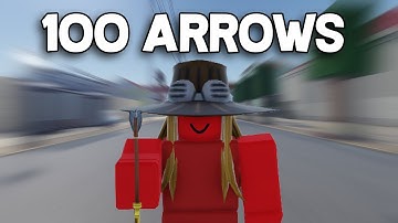 [YBA] Using 100 Arrows.. (New Skins!)