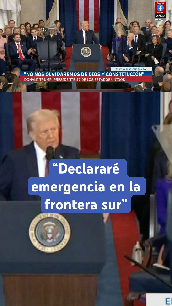 Trump declara estado de emergencia nacional en la frontera sur #shorts