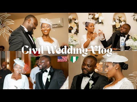 CIVIL WEDDING VLOG: MOM'S FIRST TIME IN NIGERIA, MEETING MY IN-LAWS, INTIMATE CEREMONY PREP + MORE