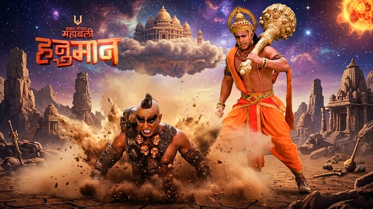 जब एक घूंसे में धराशायी हुआ तारकासुर… कांप उठा रणभूमि | Mahabali Hanuman | EP - 470
