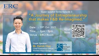 Guest Speaker Episode 3  Kitchen Haus  journey of Entrepreneurship that makes F&B Re Imagined