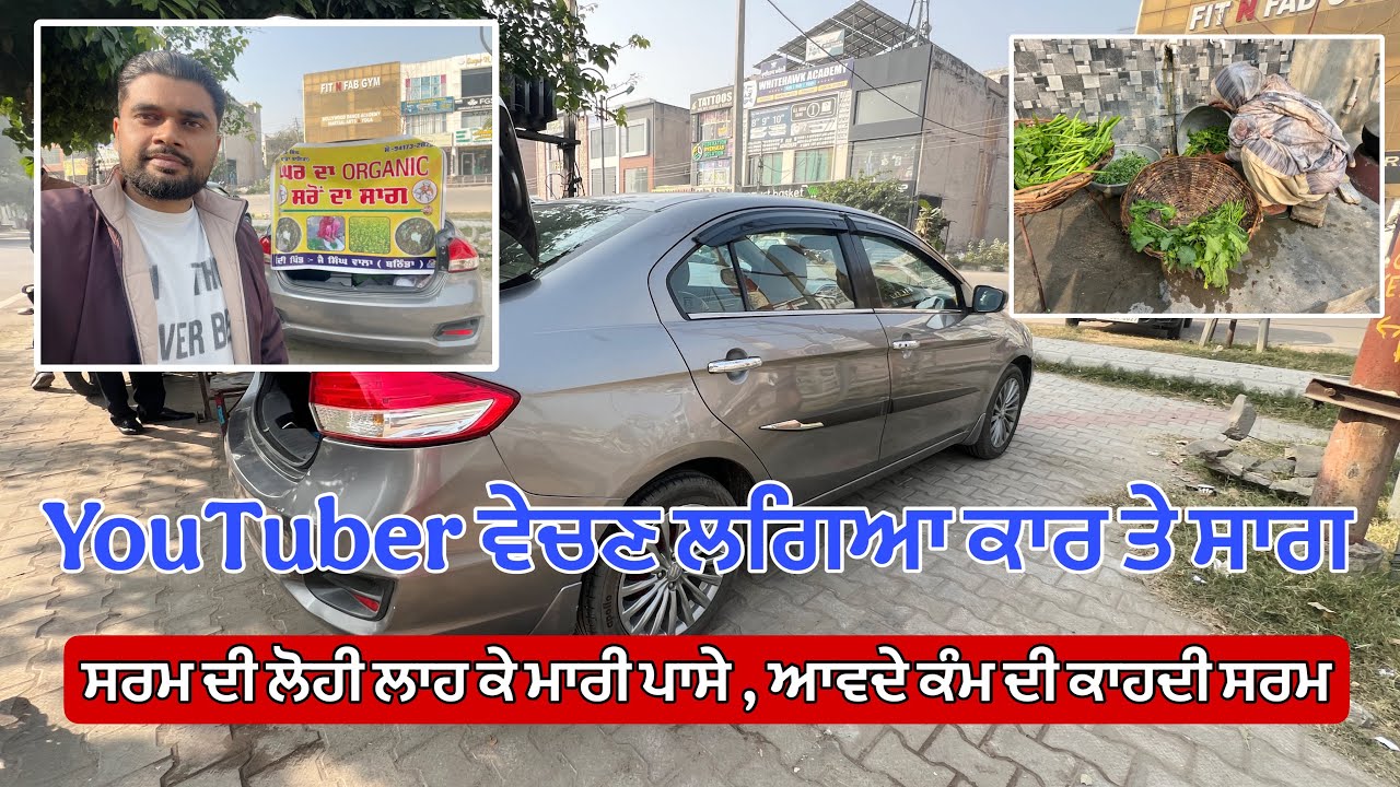 ਸਰਮ ਦੀ ਲੋਹੀ ਲਾਹ ਕੇ ਮਾਰੀ ਪਾਸੇ | ਆਵਦੇ ਕੰਮ ਦੀ ਕਾਹਦੀ ਸਰਮ | YouTuber ਵੇਚਣ ਲਗਿਆ ਕਾਰ ਤੇ ਸਾਗ