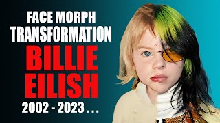 Billie Eilish - Transformation Face Morph Evolution 2001 - 2023...