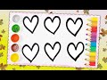 Comment Dessiner un Coeur Facilement | Idées Simples Pour Dessiner et Colorier # 10