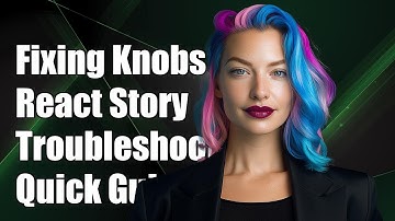 Fixing React Storybook Addon Knobs Not Showing: Troubleshooting Guide