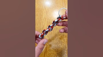 DNA Paracord Keychain Tutorial #diy #paracord #keychain