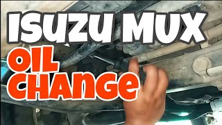 Isuzu MUX Oil Change - AutoMoto TV
